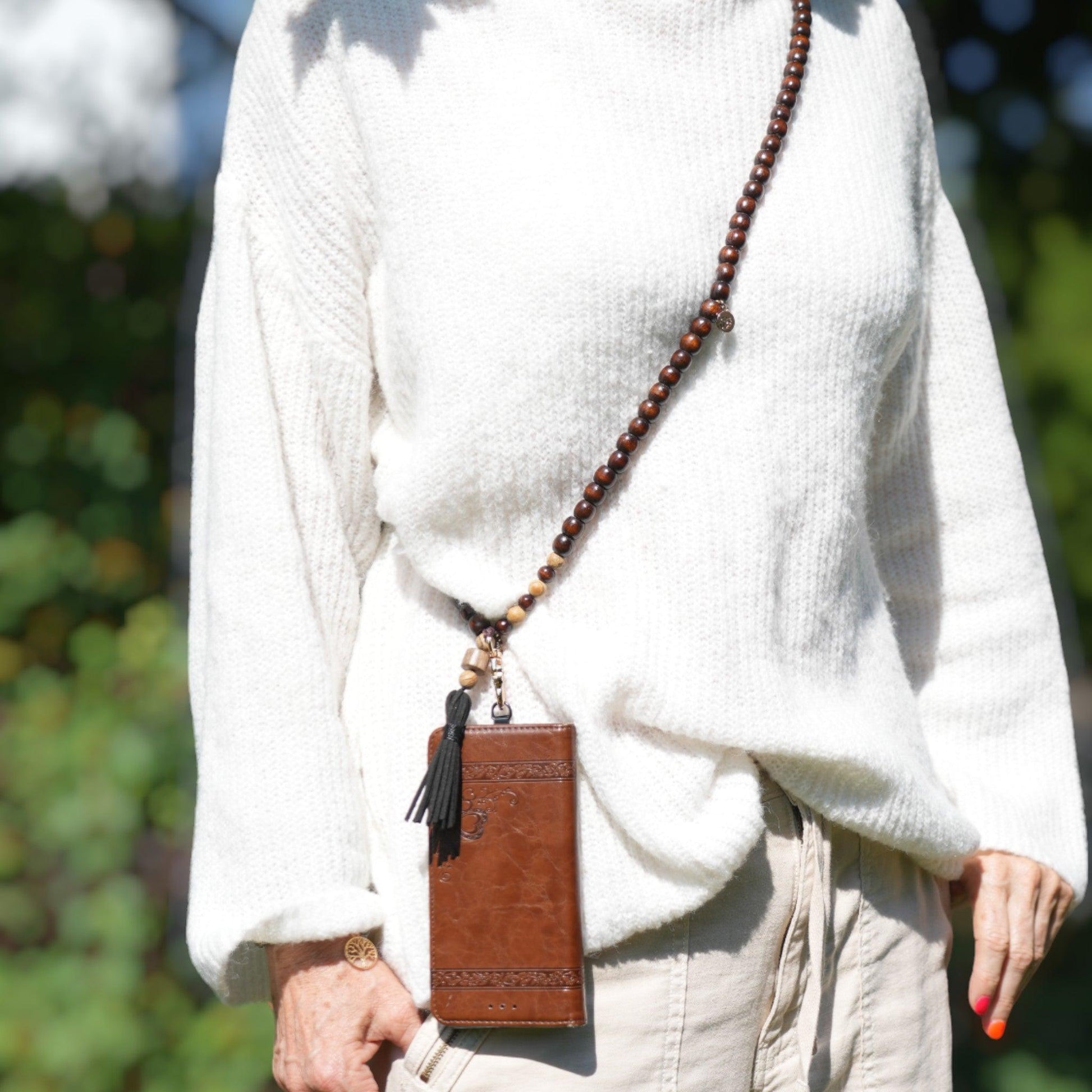 Pi Origin | Planck’s Constant Crossbody Phone Strap by Colliers Pimala - Colliers Pimala