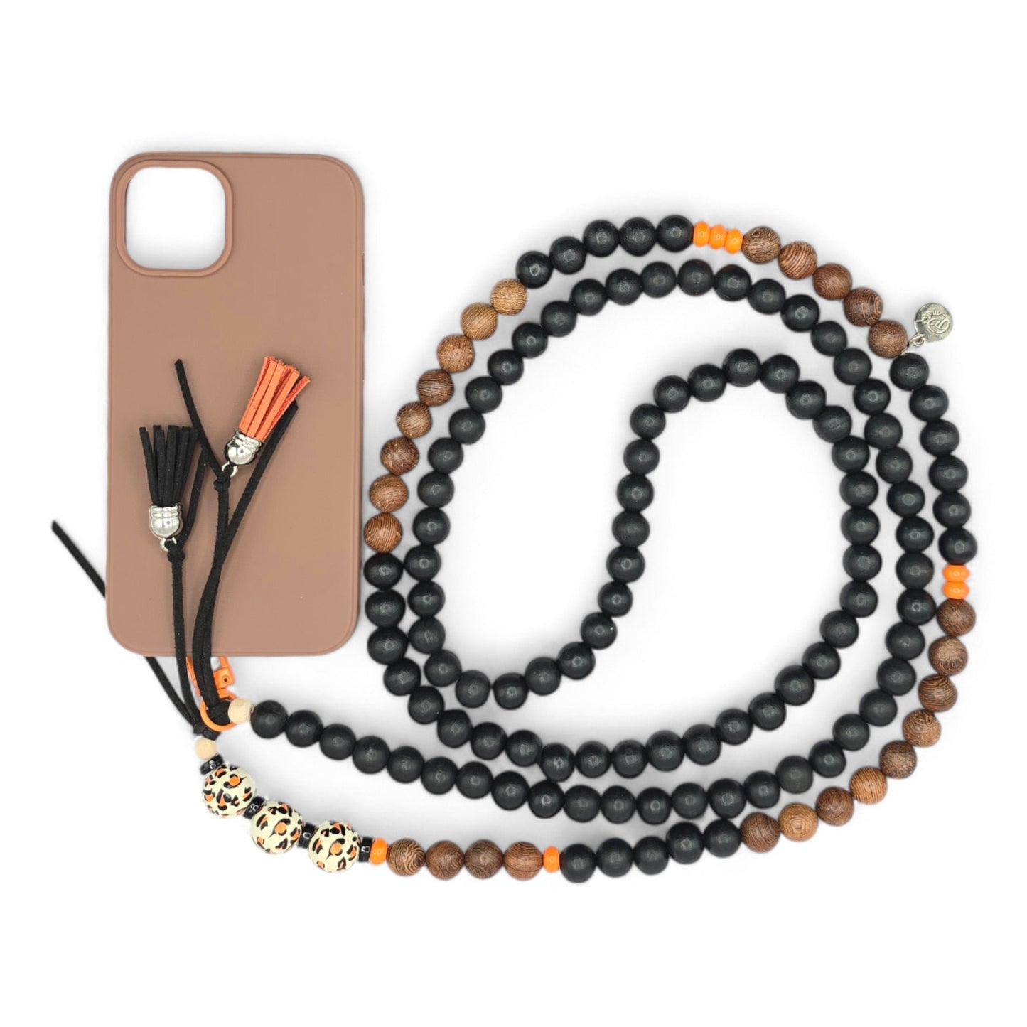 Pi Essence | Leakey’s Leopard Loop Crossbody Phone Strap by Colliers Pimala