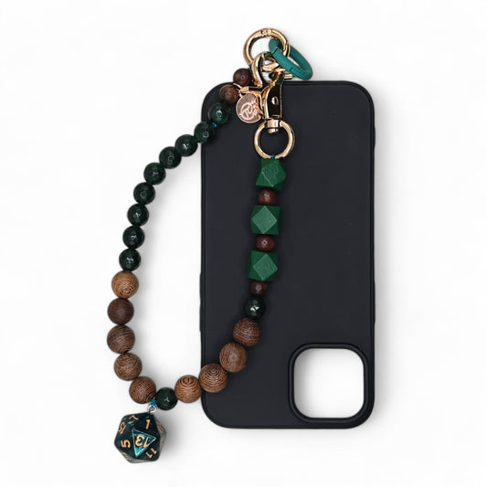 Pi Infini | Carl Sagan's Cosmic Roll Wrist Phone Strap by Colliers Pimala